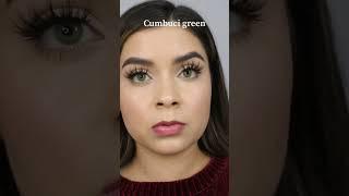 The most Natural color contacts in the Color Green! *must watch! #soloticalenses #colorlenses