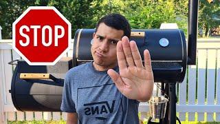 DON'T DO THIS - OFFSET SMOKER BIGGEST MISTAKES