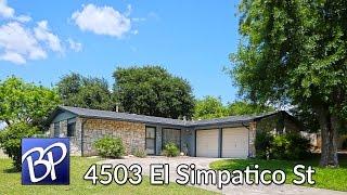 For Sale: 4503 El Simpatico St, San Antonio, Texas 78233