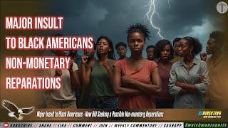 Major Insult to Black Americans - New Bill Seeking a Possible Non-monetary Reparations