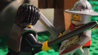 Lion Knights Encounter Dragon Knights - Lego Knight Stop Motion