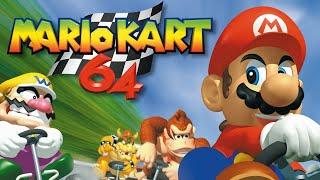 Lets Play Mario Kart 64 (N64) Livestream Part 1 (Mushroom Cup)