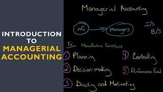 Introduction to Managerial Accounting