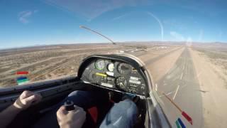 Crosswind landing - glider