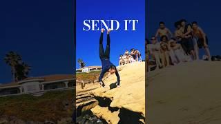 Might’ve peaked today. Not gonna lie. #cliffjumping #sendit #shorts #fyp #subscribeformore