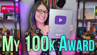 Unboxing My Silver Play Button - 100k Subscriber Youtube Award