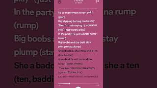 she a baddie with her baddie friends  ll #spedup #spotify #music #shorts ll