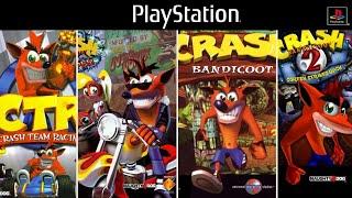 Crash Bandicoot Games for PS1