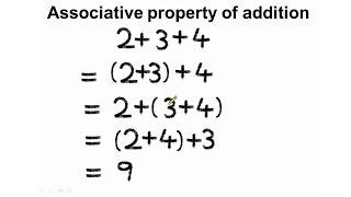 associative property of addition ASL