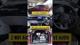 KIA CARENS PREMIUM (O) - 2 Way Audio Setup Live Audio #afto #coimbatore #kia #kiacarens #kiamodified