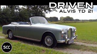 ALVIS TD21 Convertible TD 21 Cabriolet 1961 - Drive in top gear - Three Litre Engine sound | SCC TV