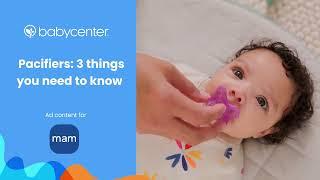 Pacifiers: 3 things you need to know | Ad Content for MAM