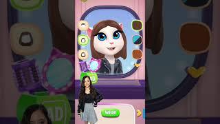 Jenna Ortega Makeover by Talking Angela 2 ️ Jenna ortega vs Angela  #beingangela #jennaortega
