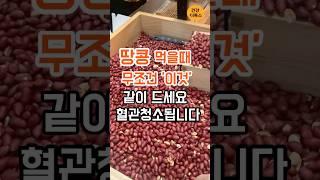 땅콩 먹을 때 무조건 이것 같이 드세요! 혈관청소됩니다#건강정보#건강식단
