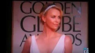 e! News Live Golden Globes Makeover CHARLIZE THERON