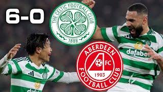 CELTIC SEND A MESSAGE TO ABERDEEN & SCOTTISH FOOTBALL... CELTIC 6-0 ABERDEEN | MATCH REVIEW