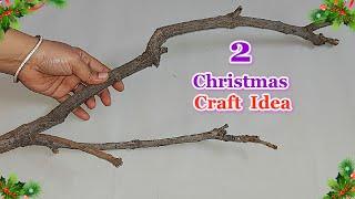 2 New Christmas decoration idea with  Simple materials |DIY Economical Christmas craft idea70