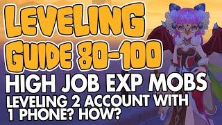 RAGNAROK M CLASSIC | Best Leveling Spots for Level 80-100 | How to leech using only 1 phone