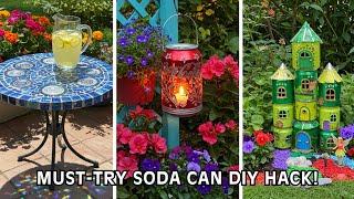 STOP Throwing Away Soda Cans! 23 Epic DIY Hacks from Trash to Garden Treasure #9 Will  Shock You!