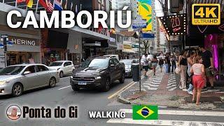 EL DUBAI BRASILEÑO - CIUDAD de CAMBORIÚ 2024 #walking TOUR 4k UHD [centro]  SANTA CATARINA - BRASIL