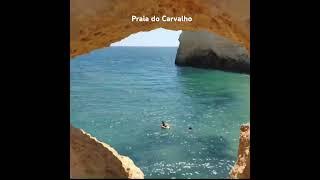 Praia do Carvalho. Lagoa. Algarve. #girafasabia #гидалгарве #algarve #lagoa #algarvelovers #shorts