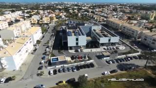 Vista aérea do Hospital Particular do Algarve Gambelas Faro (Parrot Bebop 2 Drone)