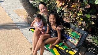 Thai woman doing outdoor cooking with family | Christmas decor etc . @ThePerfectlyMixedFamily