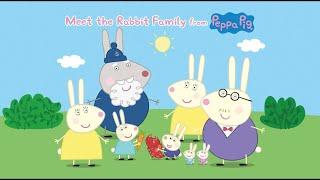 Meet The Rabbit Family  | Peppa Pig Official Clip