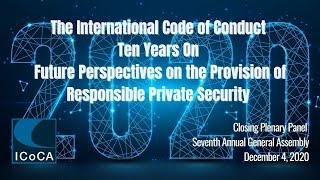 The International Code of Conduct Ten Years On – Future Perspectives on Responsible Private Security