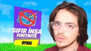 İlk Defa SIFIR İNŞA Fortnite Denedim!