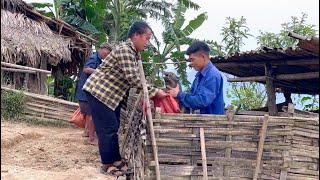 Pig farm construction process,Happy couple together.|Phuc and Sua