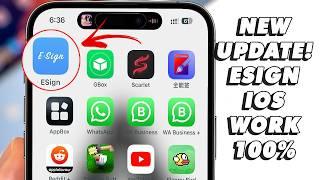Esign iOS : Fix Unable to Install Esign on iPhone | NEW Update