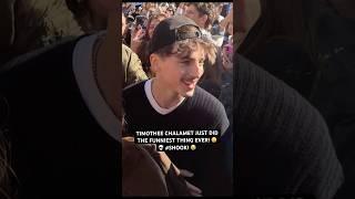 Timothée Chalamet SHOCKS Fans At A Timothée Chalamet Look-A-Like Contest! #timotheechalamet