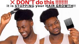 HOW TO vs. HOW NOT TO PICK YOUR HAIR! | 𝙃𝙖𝙞𝙧 𝙂𝙧𝙤𝙬𝙩𝙝 𝙏𝙞𝙥!