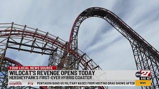 abc27 Daybreak team takes on Hersheypark's Wildcat's Revenge