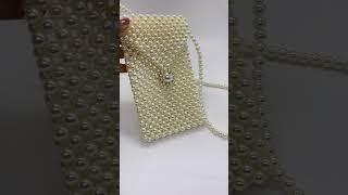 BeadBeauty creations handmade beaded  phone pouch