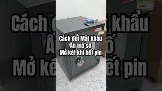 Hướng Dẫn Sử Dụng Két Sắt Việt Tiệp Cách Mở Két, Đổi Mật Khẩu, Ẩn Mã Số, Dùng Hộp Tiếp Pin