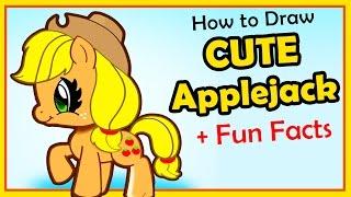 CUTE My Little Pony - Applejack - Drawing Easy Cartoon - Fun2draw (Online Art Classes)