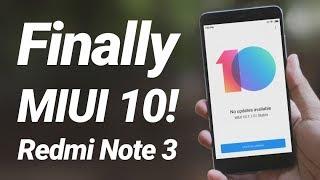 Redmi Note 3 MIUI 10 Stable Official Update Review