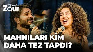 Həmin Zaur | Elçin Cəfərov və Mehin Hümbətova studiyada əyləncəli musiqi oyunu oynadı