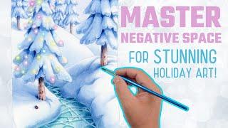 Create Festive Watercolor Magic – Step-by-Step Holiday Painting!