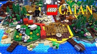 Playable LEGO Catan Board Game