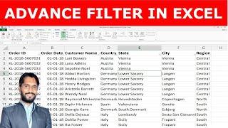 Filter in Excel | Advance Filter in Excel | Subtotal in Filter | Excel Filter | How to use filter