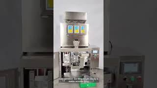 ZONESUN ZS-AFS04 Full Automatic Three Head Premade Pouch Granule Weighing Filling Sealing Machine