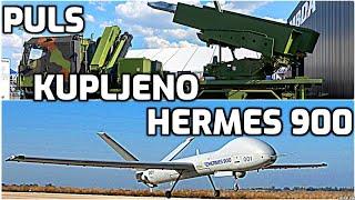 Srbija kupila raketne sisteme PULS i dronove Hermes 900 Serbia bought PULS MLRS, UAV Hermes 900