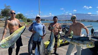 Maui kayak fishing 30# mahi mahi