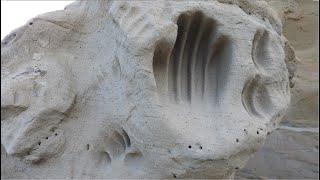 Wyoming White Mountain Petroglyphs and Hand prints in Stone