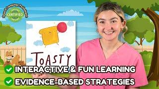 Speech Therapist Reads "Toasty" | Guilt-Free Screen Time | Evidence-Based Read Aloud