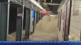 Trains Coming Back Online After Flood Waters Fill Subways And Buses