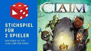 Claim (Scott Almes, White Goblin Games 2018) - Stichspiel für 2 Spieler